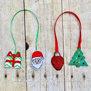 ITH Christmas Feltie Bookmarks 2 Designs!!