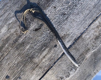 Hand forged rebar fillet knife