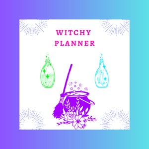 Witch Planner: Spell Recipe Grimoire Pages (Digital Download)
