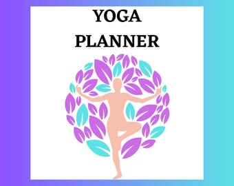 Yoga Journal, Yoga Planner, Digital Download, 31 pages, Yoga Tracker, Yoga Practice Sheets, Fitness Planner, Download Only.