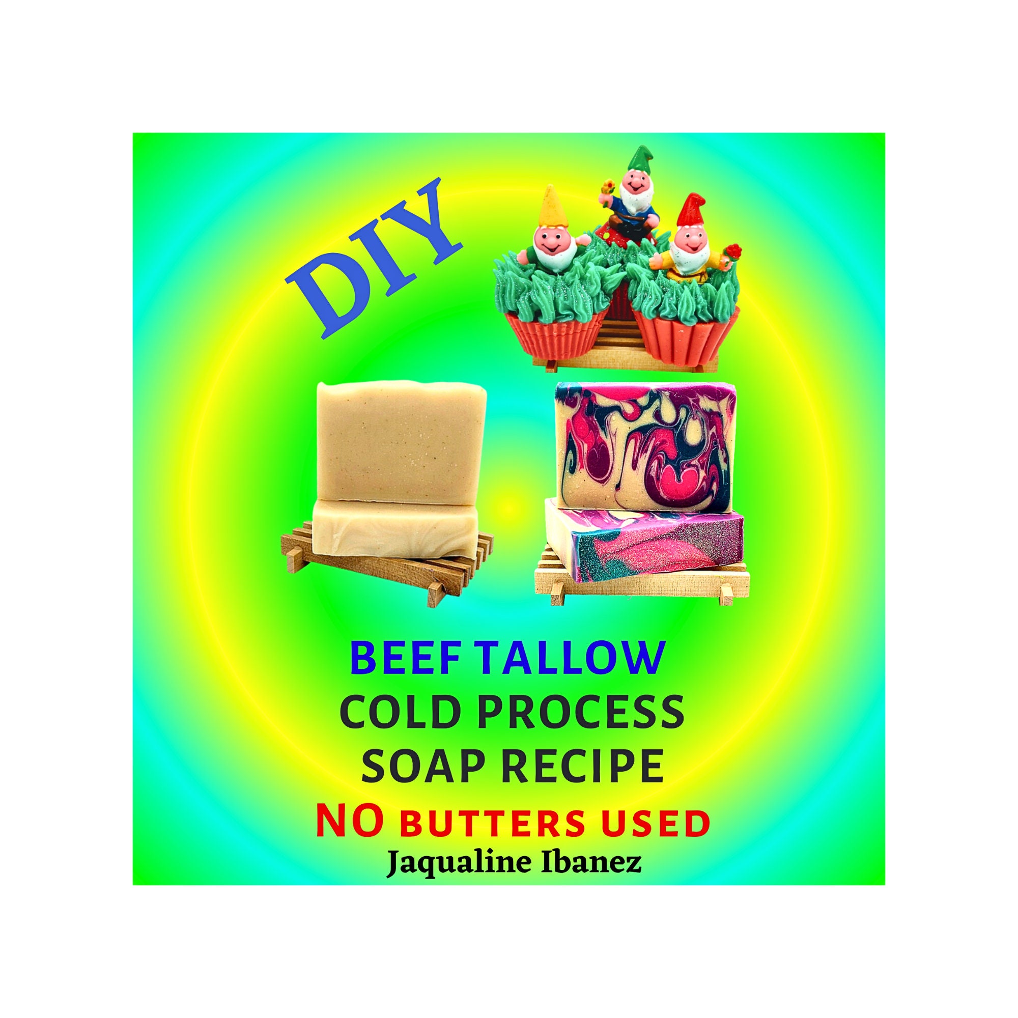 DIY Beef Tallow without Butters Soap Recipe | Tutorial, Cold Process Tallow Soap Recipe, Soap Recipe, Make Your Own Soap | Digital Download