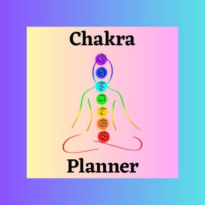 Chakra Journal, Chakra Planner, Digital Download, 50 pages, Heart Chakra, Chakra System, Chakra Stones, Chakra Awareness, Download Only.