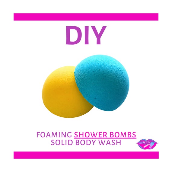 DIY Shower Bath Bomb Recipe Tutorial Make Your Own Shower Etsy