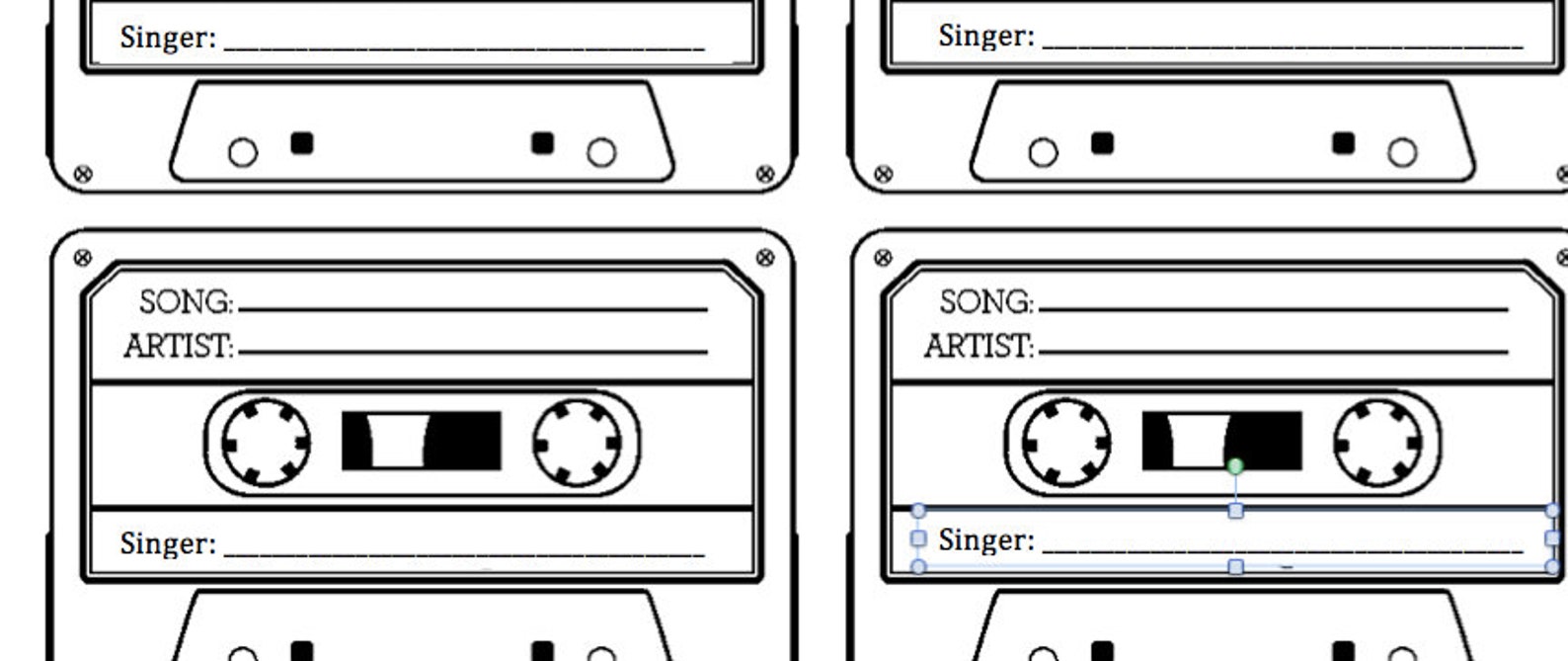 Karaoke Song Request Slip 8 per Page Printable - Etsy