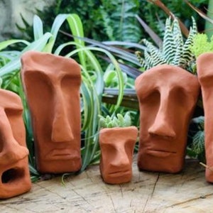 Head Pot, Pothead! Clay succulent air plant pot handmade Great Holiday/Christmas Gift
