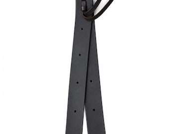 Correa de cuero hecha a mano para silla de montar western / Reemplazo de cincha delantera / Accesorios para caballos