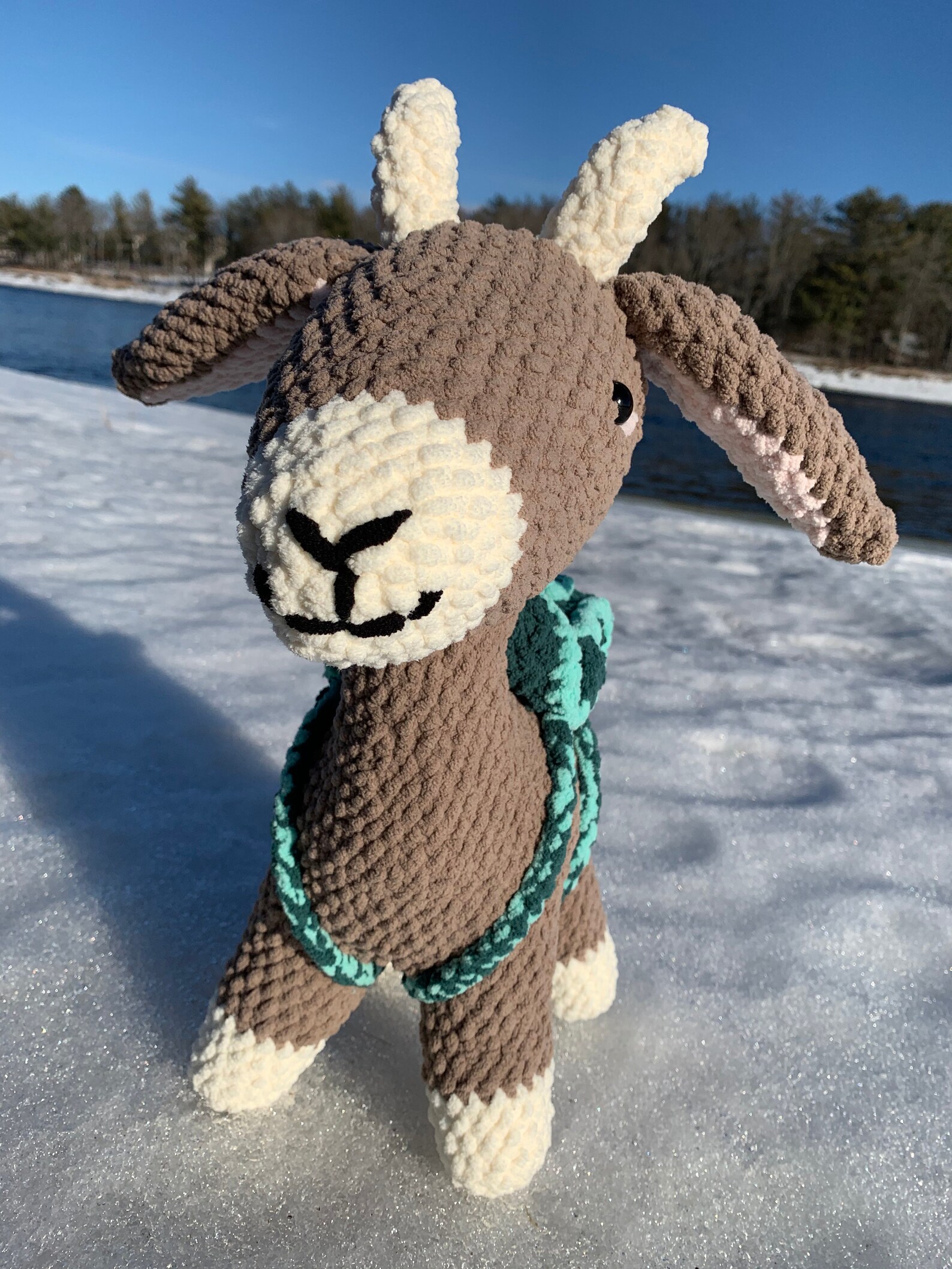 Mountain Goat Plush Etsy