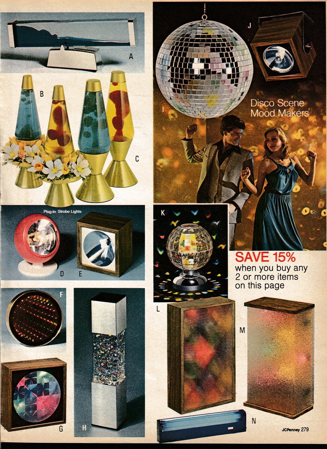 1979 The Wave Lava Lamps Disco Ball Blacklights & Strobes Etsy