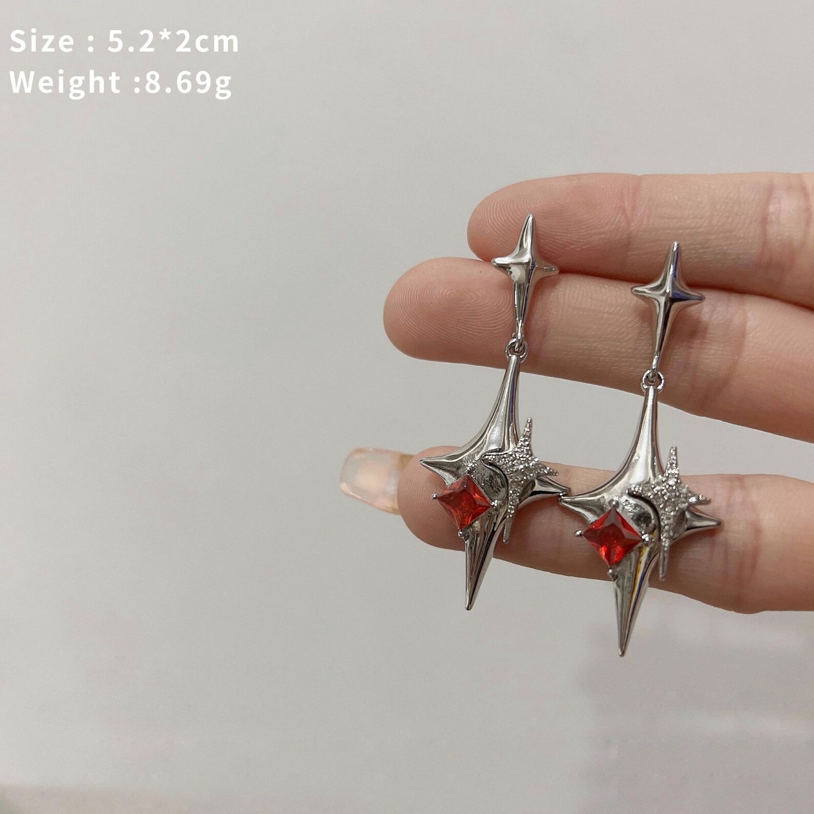 Starburst Dangle Earrings Astrology Earrings Space Earrings Etsy