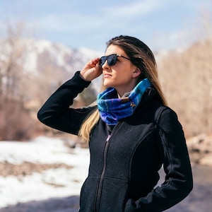 Alpaca Wool Neck Warmer: Woven Bamboo-Lined Unisex Gaiter