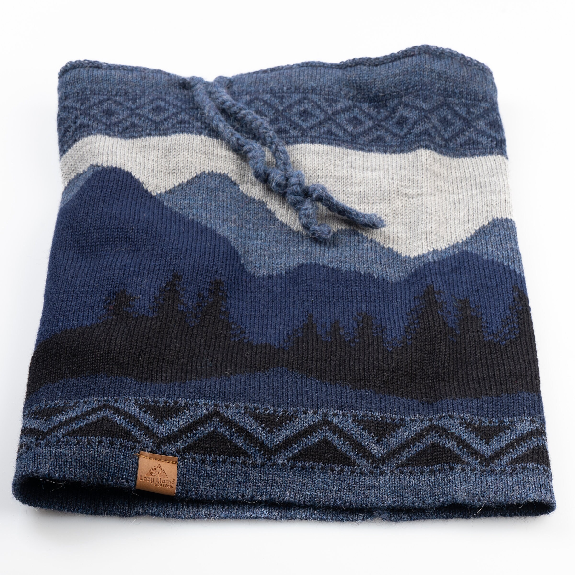 5 in 1 - Knitted Baby Alpaca Neck Warmer, Multi-functional Snow ...