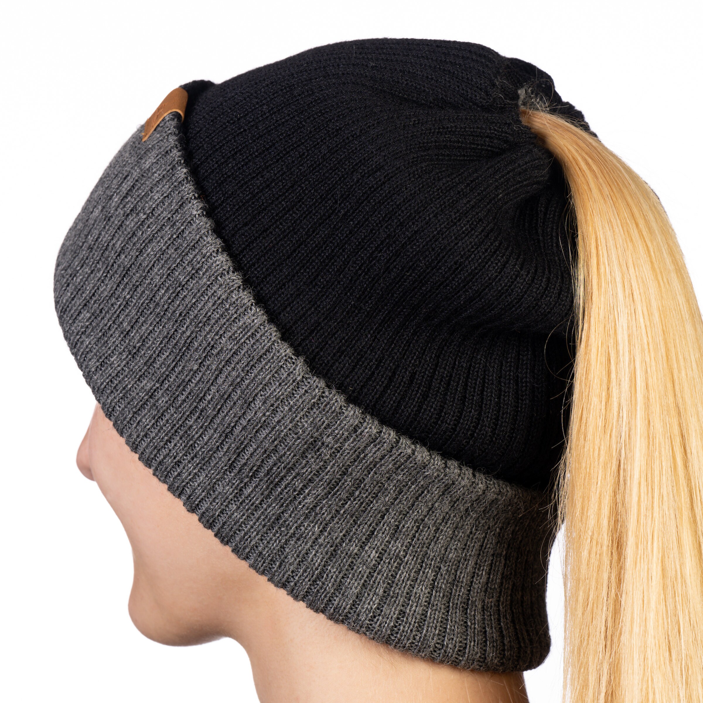 5 in 1 - Knitted Reversible Baby Alpaca Neck Warmer, Beanie Buff Neck ...