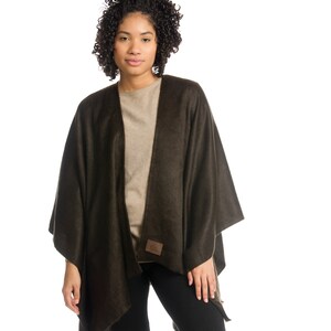 Gewebte Alpaka Schal, Ultra-Soft Alpaka Wolle Schals, Sommer Wickelschal, Boho Reversible Braun Schal, Sommer Outfit, Luxus Alpaka Winter Geschenk