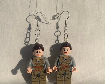 Rey Macht erwacht Figur Ohrring, kompatibel mit LEGO