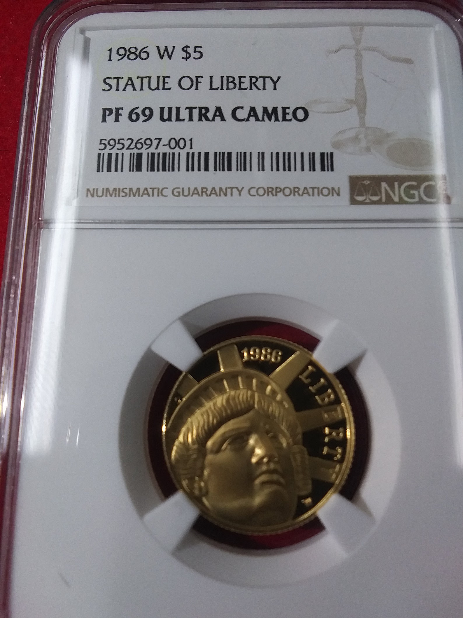 1986-statue-of-liberty-5-dollar-gold-coin-pf-69-ultra-cameo-etsy