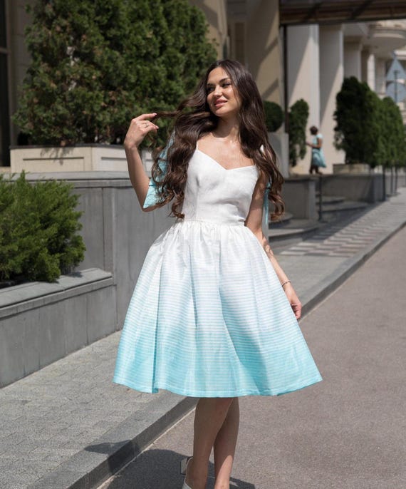 prom dresses on line Light Blue Princess Tulle Maxi Sweetheart Prom Dress 44
