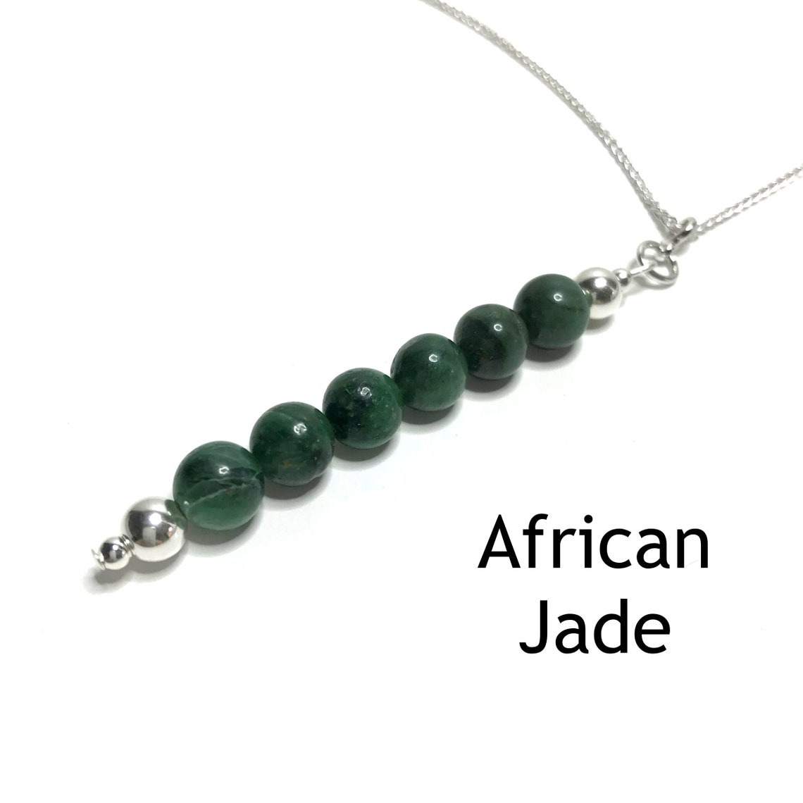 African Jade Pendant. High Quality Genuine Healing Crystal Etsy