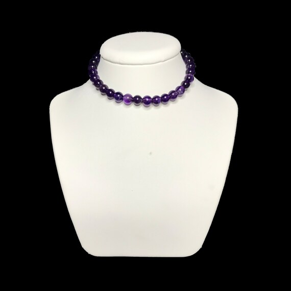 Amethyst choker necklace deals