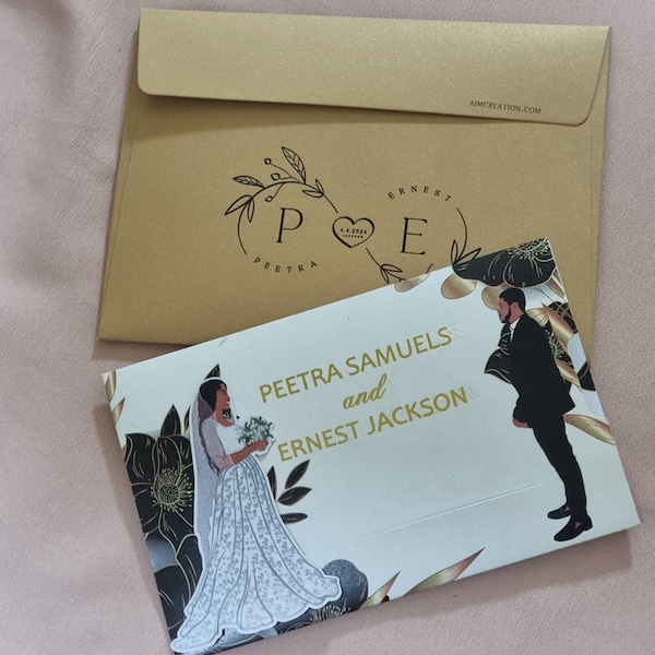 Sliding Wedding Invitation Template Etsy Sliding Wedding Invitation Template Etsy