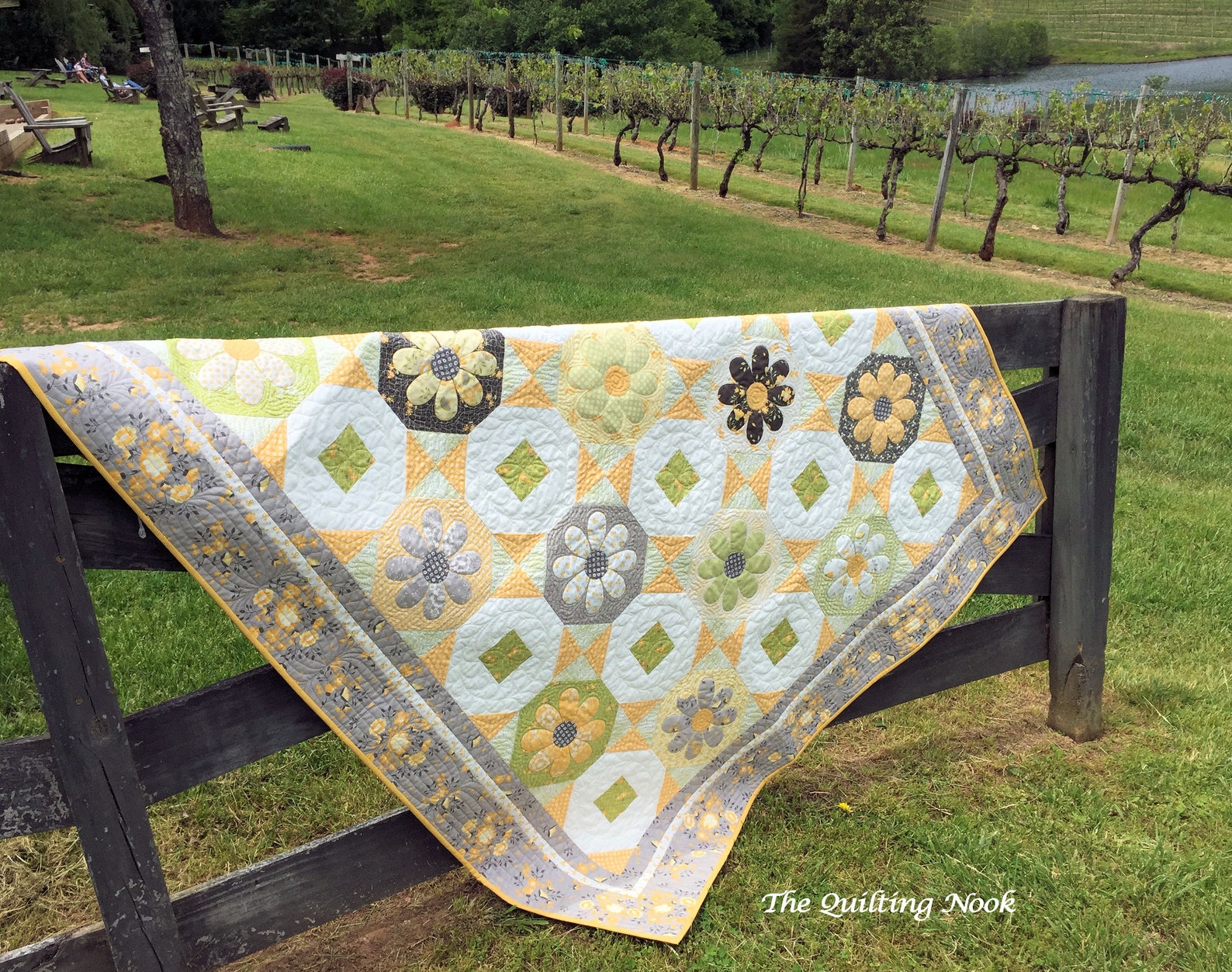Summer Daisies PDF Pattern and Bonus Mini Star Quilt - Etsy