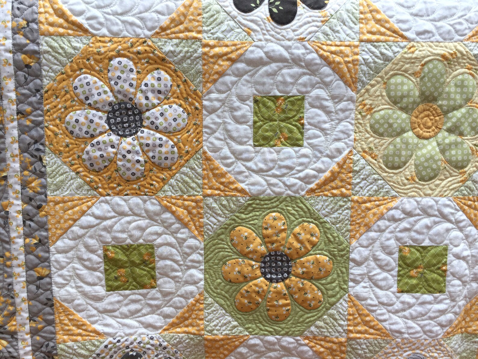 Summer Daisies PDF Pattern and Bonus Mini Star Quilt - Etsy
