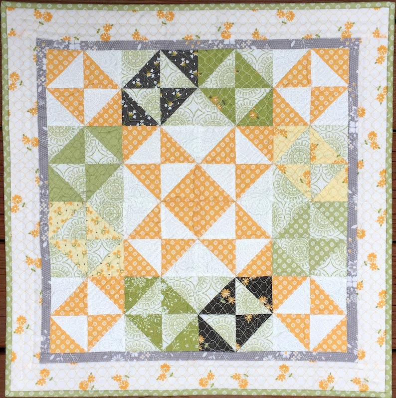Summer Daisies PDF Pattern and Bonus Mini Star Quilt - Etsy