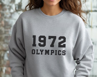 Sweat-shirt pour les Jeux olympiques de 1972 à l'occasion de la Journée mondiale du livre, inspiré de Miss Trunchbull de Mathilde de Roald Dahl, costume parfait pour les adultes à l'occasion de la Journée mondiale du livre