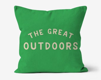 The Great Outdoors - Canvas Throw Cushion