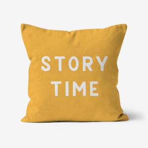 Story Time - Canvas Throw Cushion