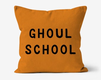 Ghoul School - Halloween - Cuscino da tiro in tela