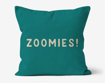 Zoomies! - Canvas Throw Cushion