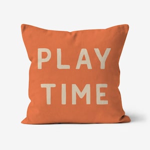 Play Time - Canvas Throw Cushion