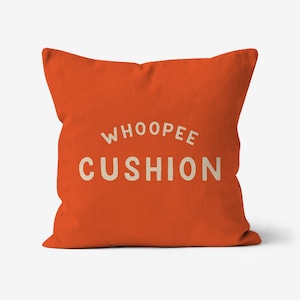 Whoopee Cushion - Canvas Throw Cushion