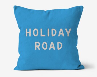 Holiday Road - Canvas Throw Cushion