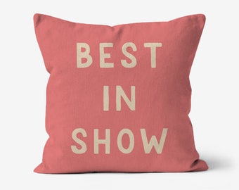 Best in Show - Canvas Throw Cushion