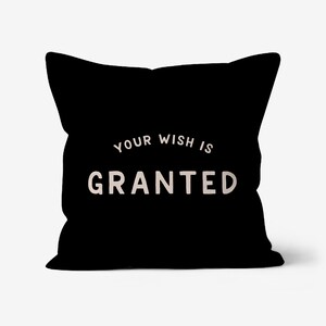 Your Wish is Granted - Canvas Throw Cushion