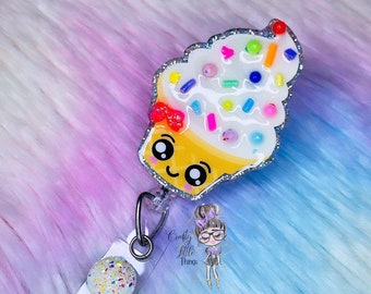 Vanille-ijsje badge haspel-ijs badge haspels-zomer badge haspels-schattige badge haspels-zomer badge haspels-