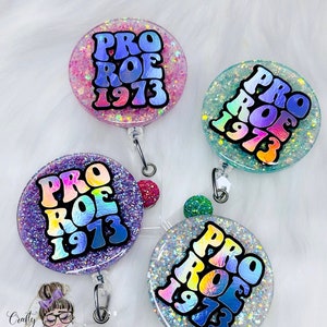 Women’s Rights Badge Reel- Women Empowerment Badge Reels- Roe Support Badge Reels