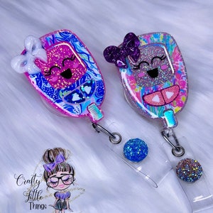 Cute Glucose Meter Badge Reel- Endocrinologist Badge Reels- Endo Nurse Badge Reels- Endocrine Badge Reels