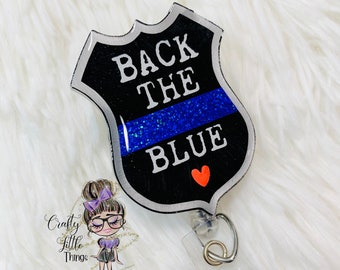 Rückseite der Blauen Ausweisrolle für die Polizei