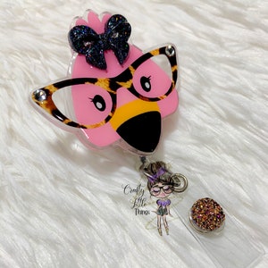 Classy Flamingo Badge Reel- Cute Animals Badge Reels