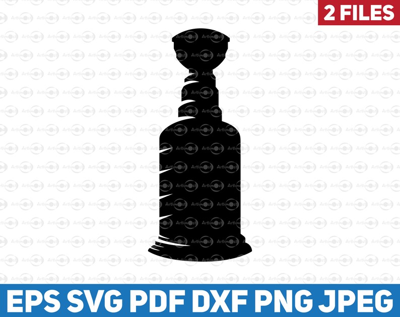NHL Stanley Cup 2020 Clipart Svg NHL Hockey Trophy PNG | Etsy