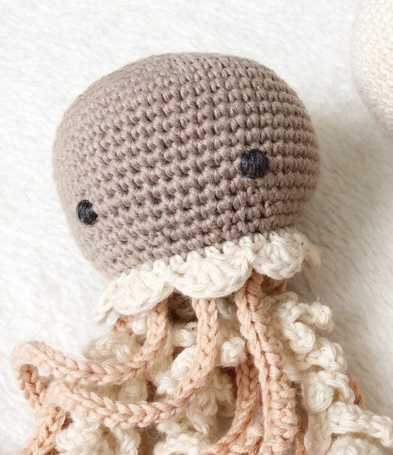 Plush jellyfish toy for newborn Stuffed sea animal baby gift Etsy