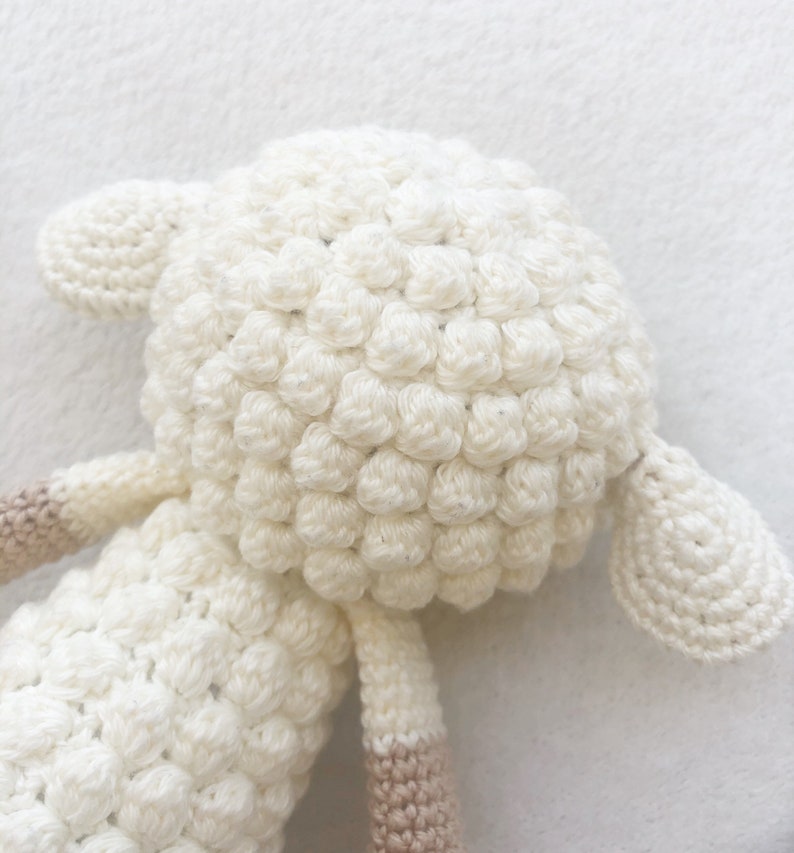 Crochet lamb pattern PDF first baby toy tutorial Etsy