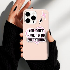 Honest Quote Sticker | 'You Don't Have to Do Everything' Positive Vinyl Decal