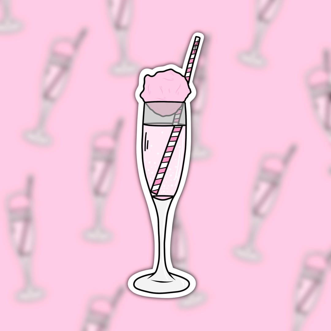 Cotton Candy Cocktail Sticker | Alcohol Sticker | Sticker Laptop | Fun ...