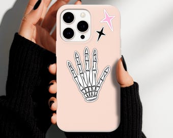 Skeleton Hand Sticker | Halloween Vinyl Decal