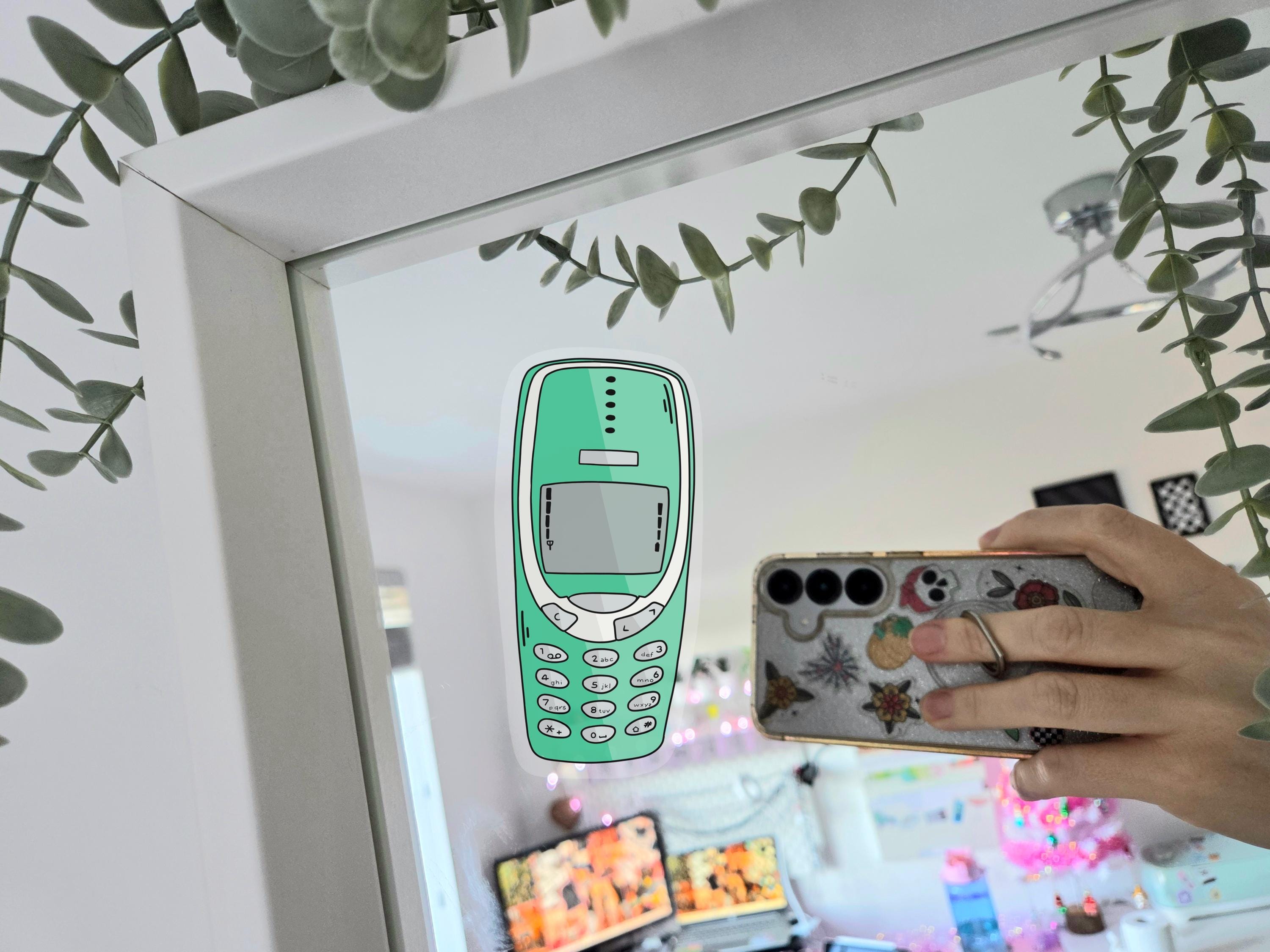 Mobile Phone Sticker | 00's Decal for Journal, Laptop or Mirror - Etsy UK