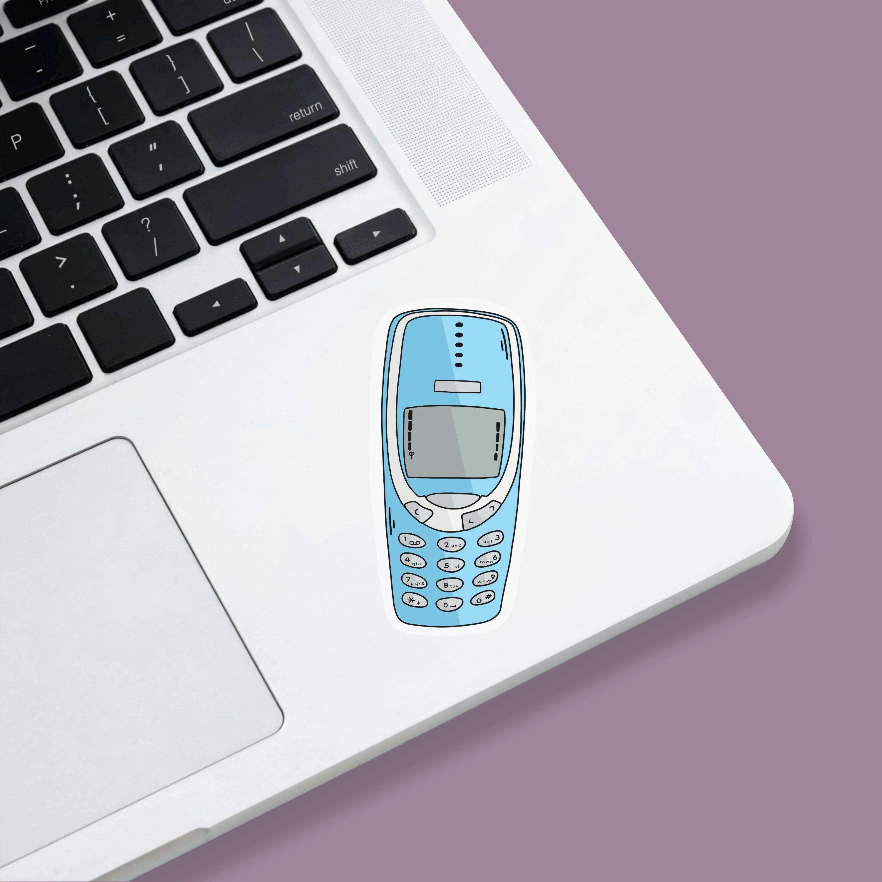 Cell Phone Target Sticker Mobile Phone Sticker | 00's Decal for Journal, Laptop or Mirror - Etsy
