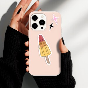 Rocket Lolly Sticker | Summer Holiday Vinyl Decal for Laptop, Mirror or Notebook